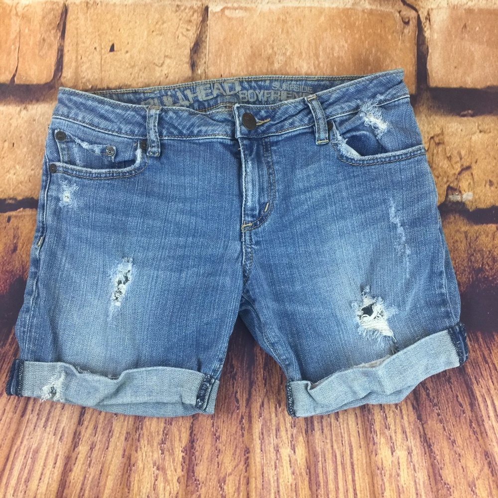🌸Bullheads Surfside Boyfriend sz1 Short Shorts G7